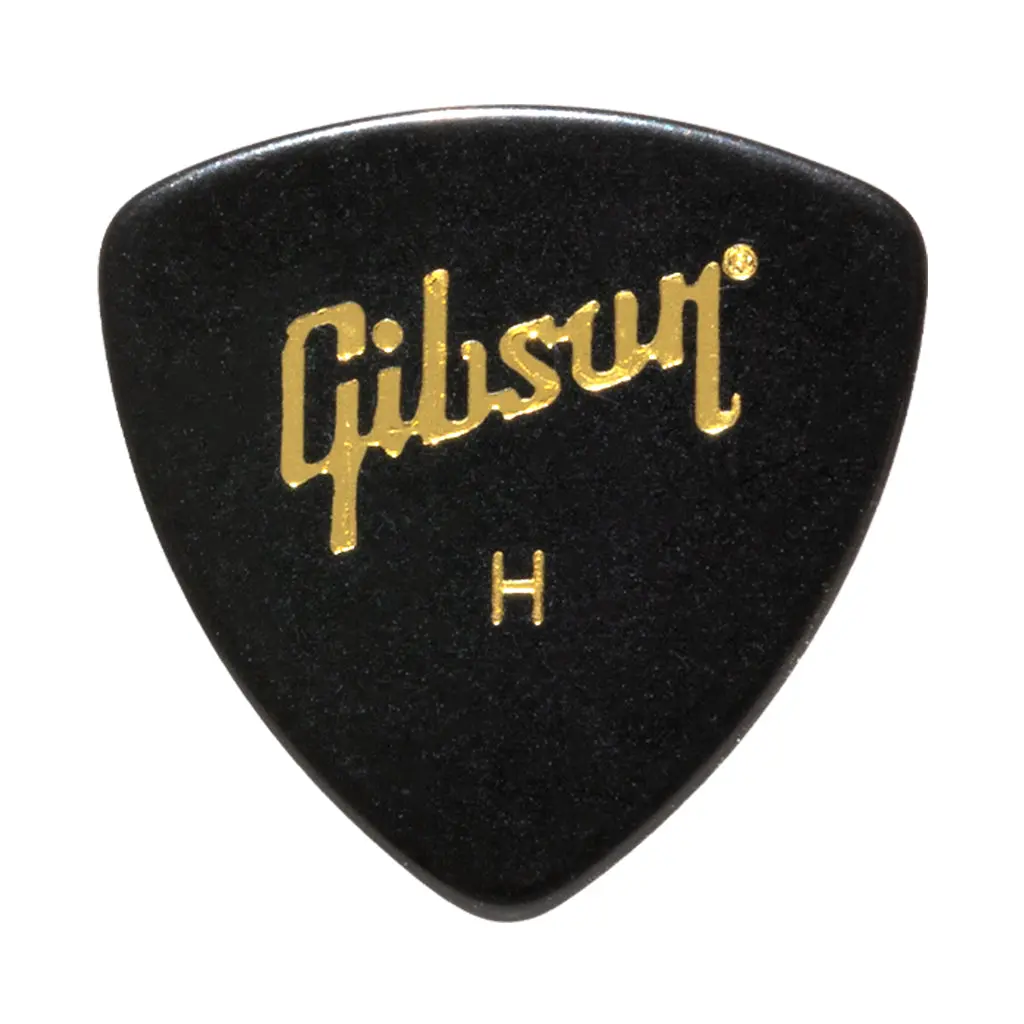 Gibson Wedge Pick Pack (72 Pcs. Black) Heavy 1