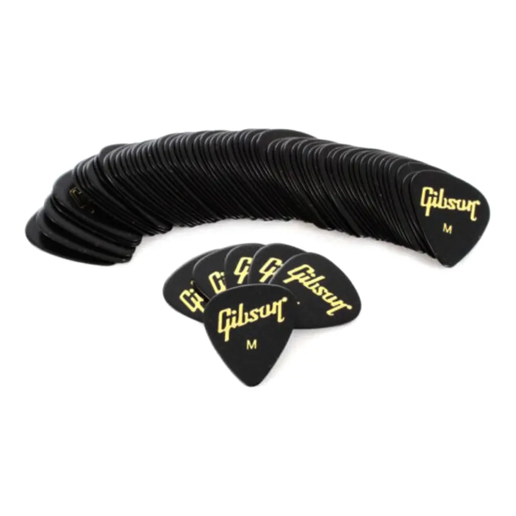 Gibson Standard Pick Pack (72 Pcs. Black) Medium 1
