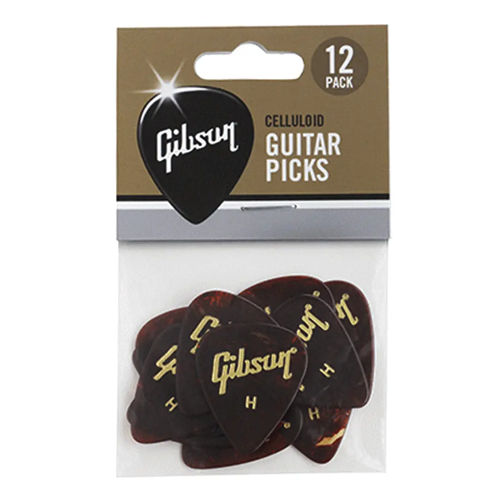 Gibson Tortoise Picks 12 Pack Heavy 1