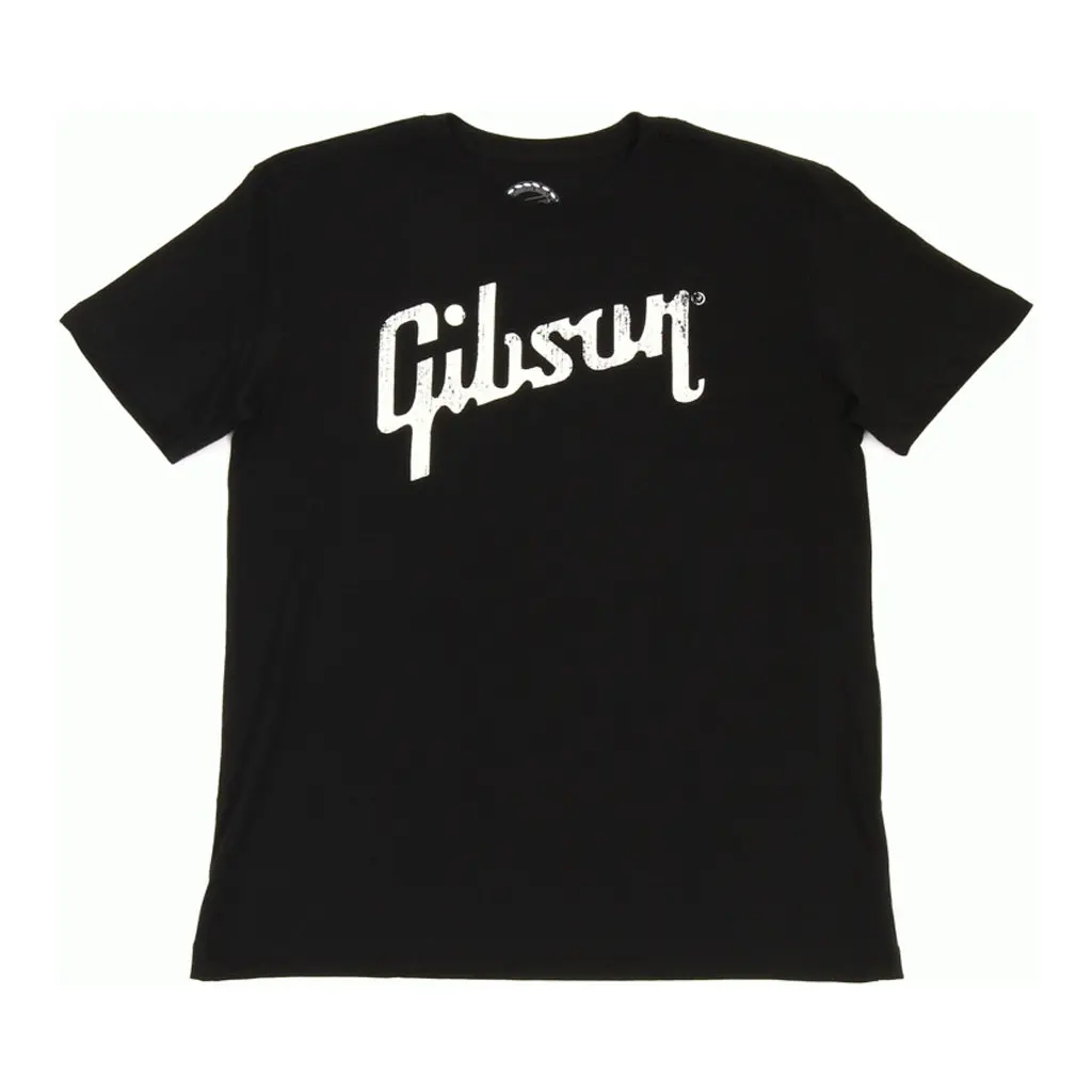 Gibson Distressed Gibson Logo T (Black) Xxl 1