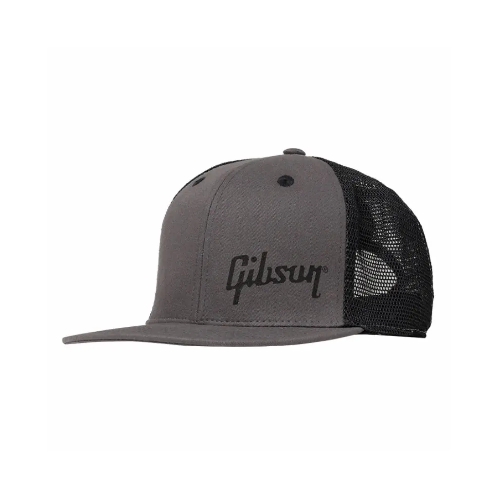 The Gibson Charcoal Trucker Snapback 1