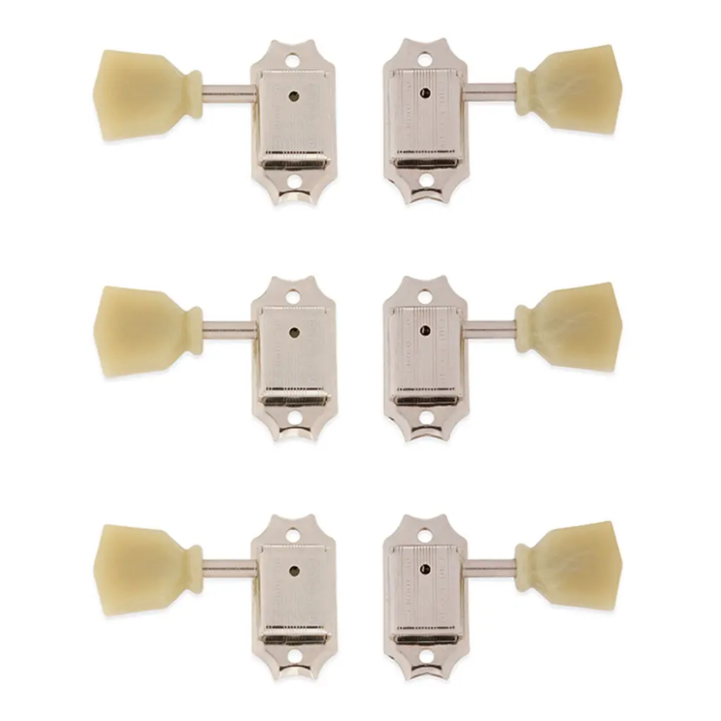 Gibson Deluxe Reissue Style Tuner Set - Nickel 1