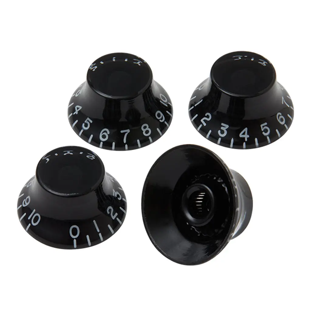 Gibson Top Hat Knobs - Black - 4 Pack 1