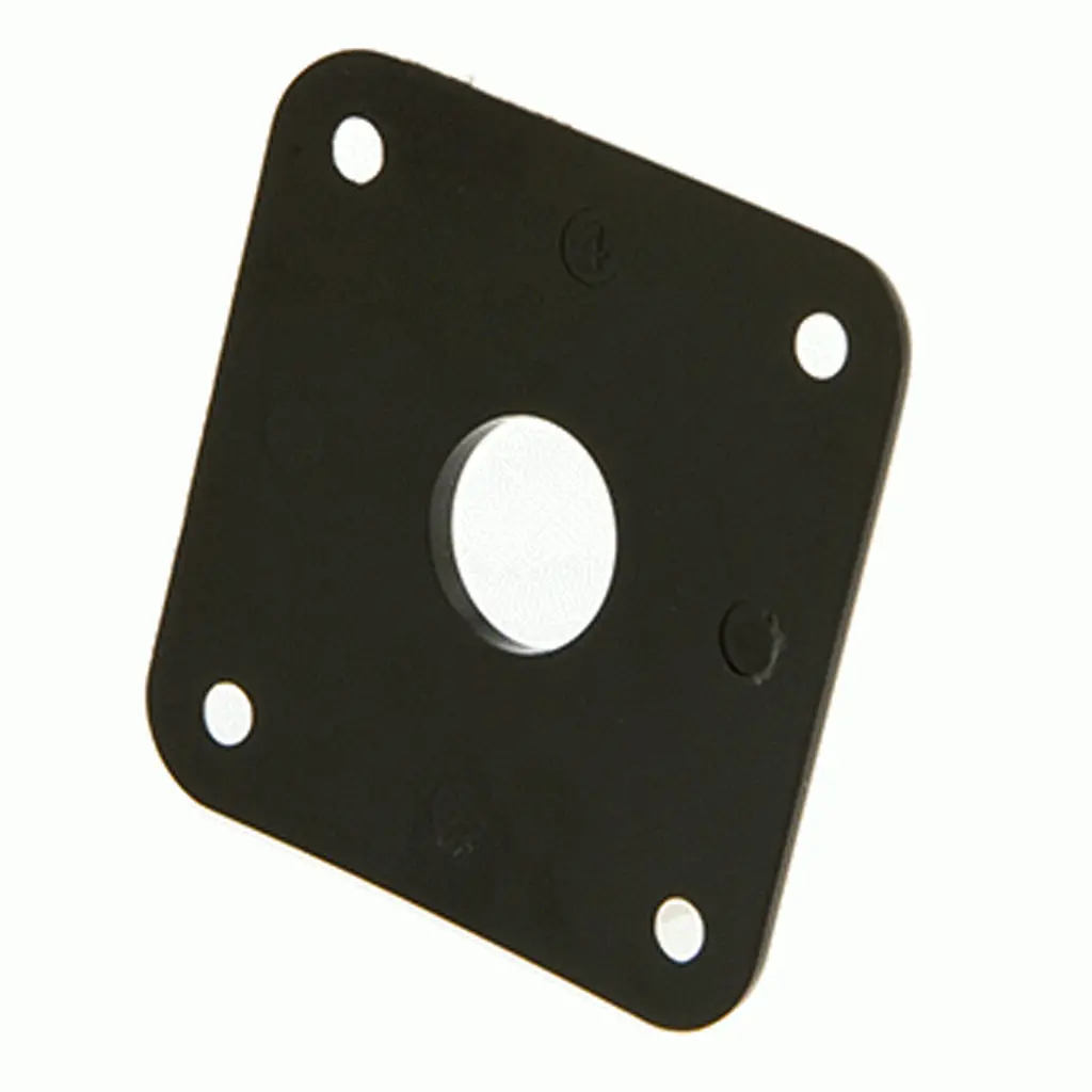 Gibson Plastic Jack Plate - Black 1
