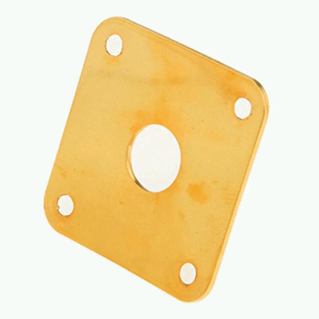 Gibson Metal Jack Plate - Gold 1