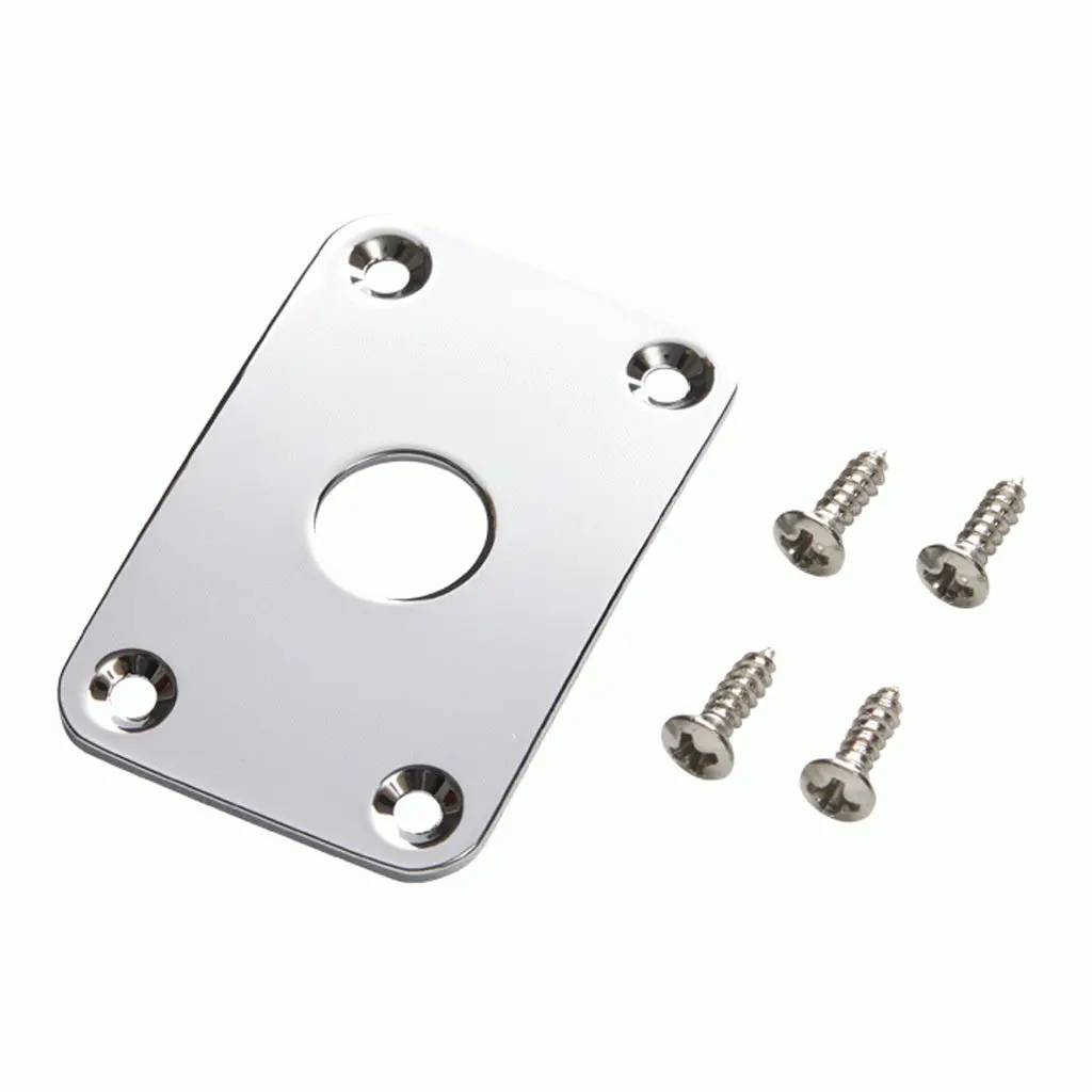 Gibson Metal Jack Plate Explorer - Chrome 1
