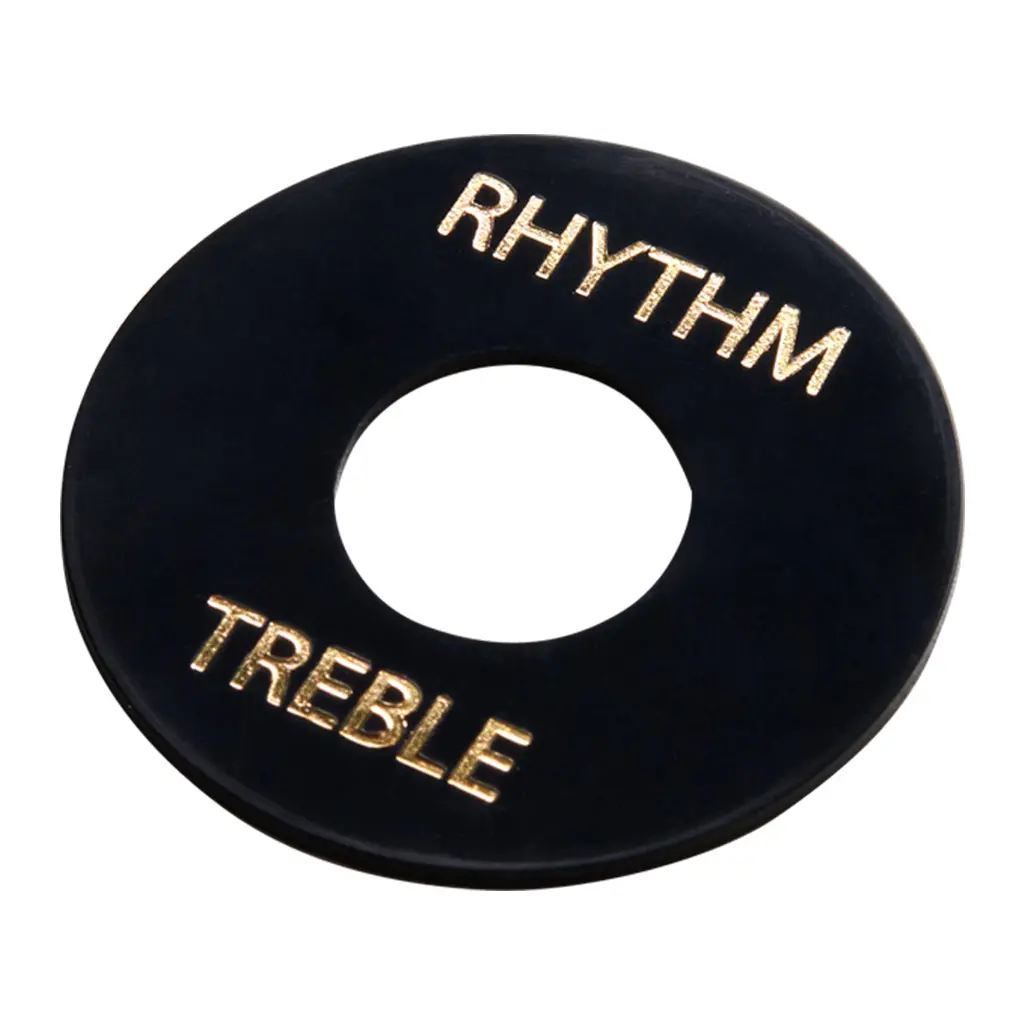 Gibson Toggle Switch Washer - Black, Gold Imprint 1