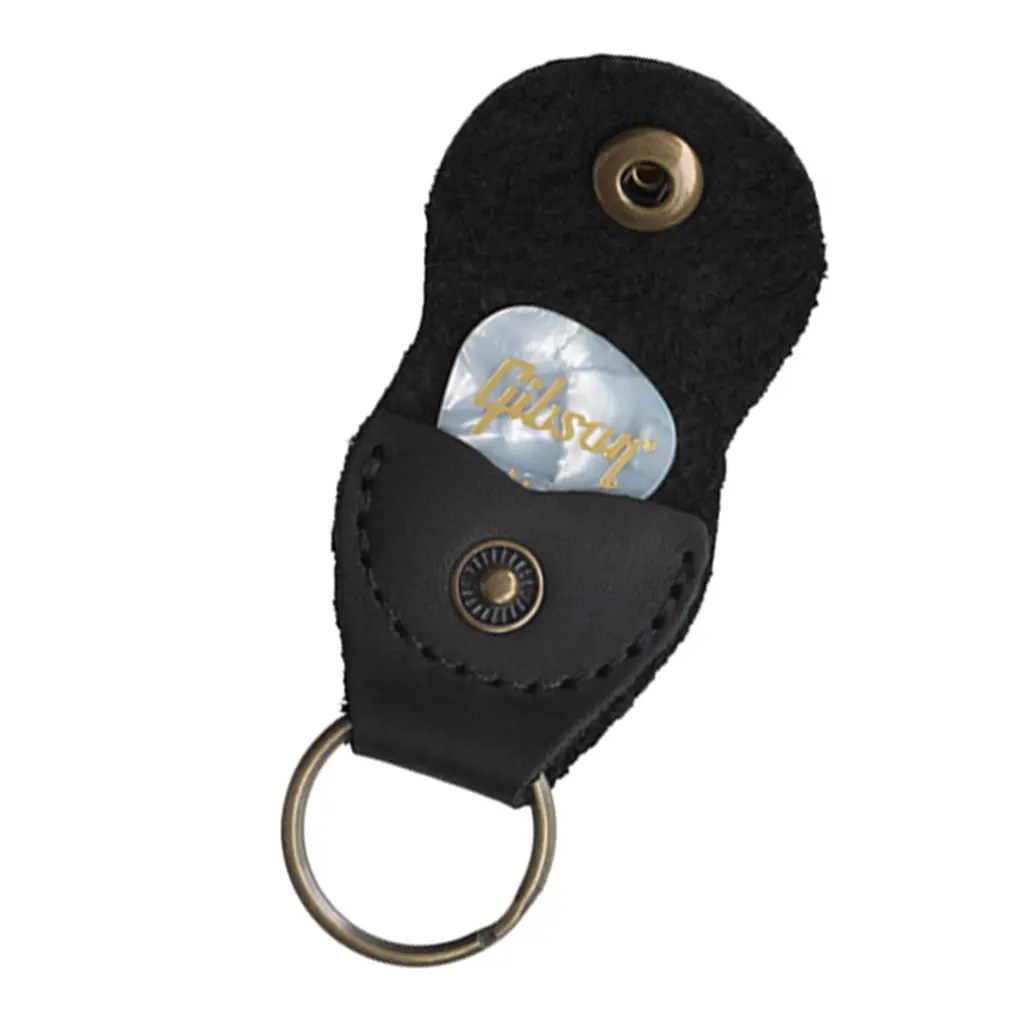 Gibson Premium Leather Pickholder Keychain 1