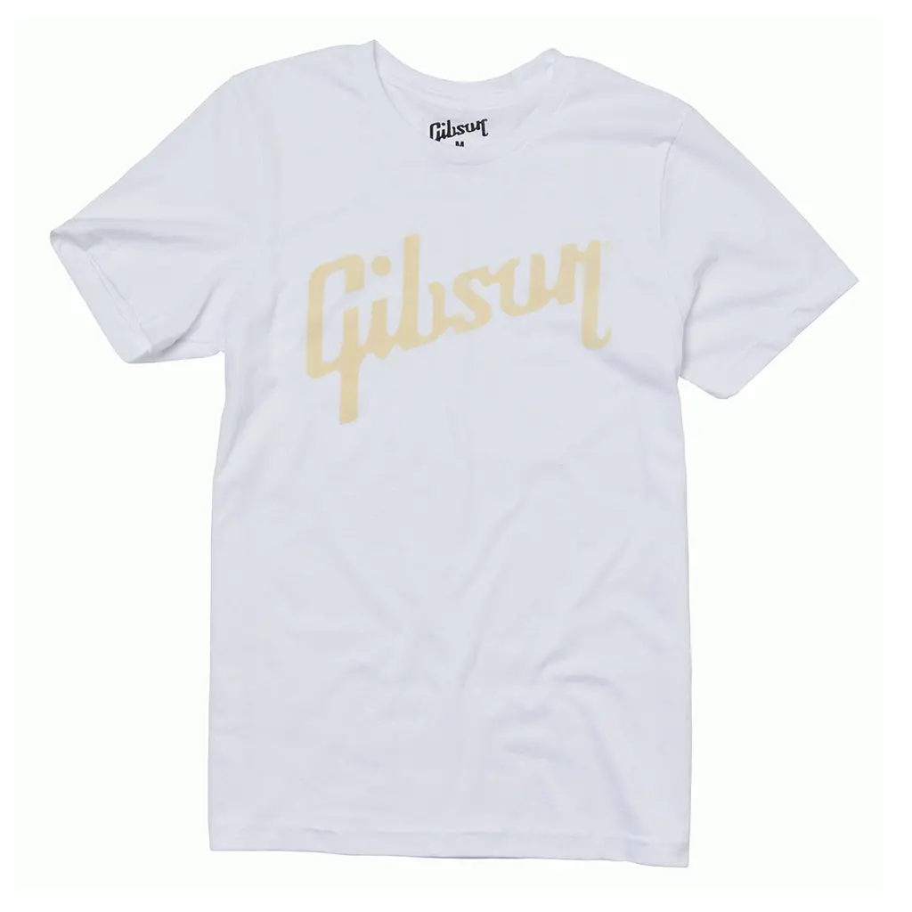 Gibson Distressed Logo Tee (White) Xs 1