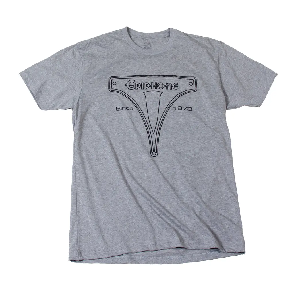 The Epiphone Badge Tee - Gray Small 1