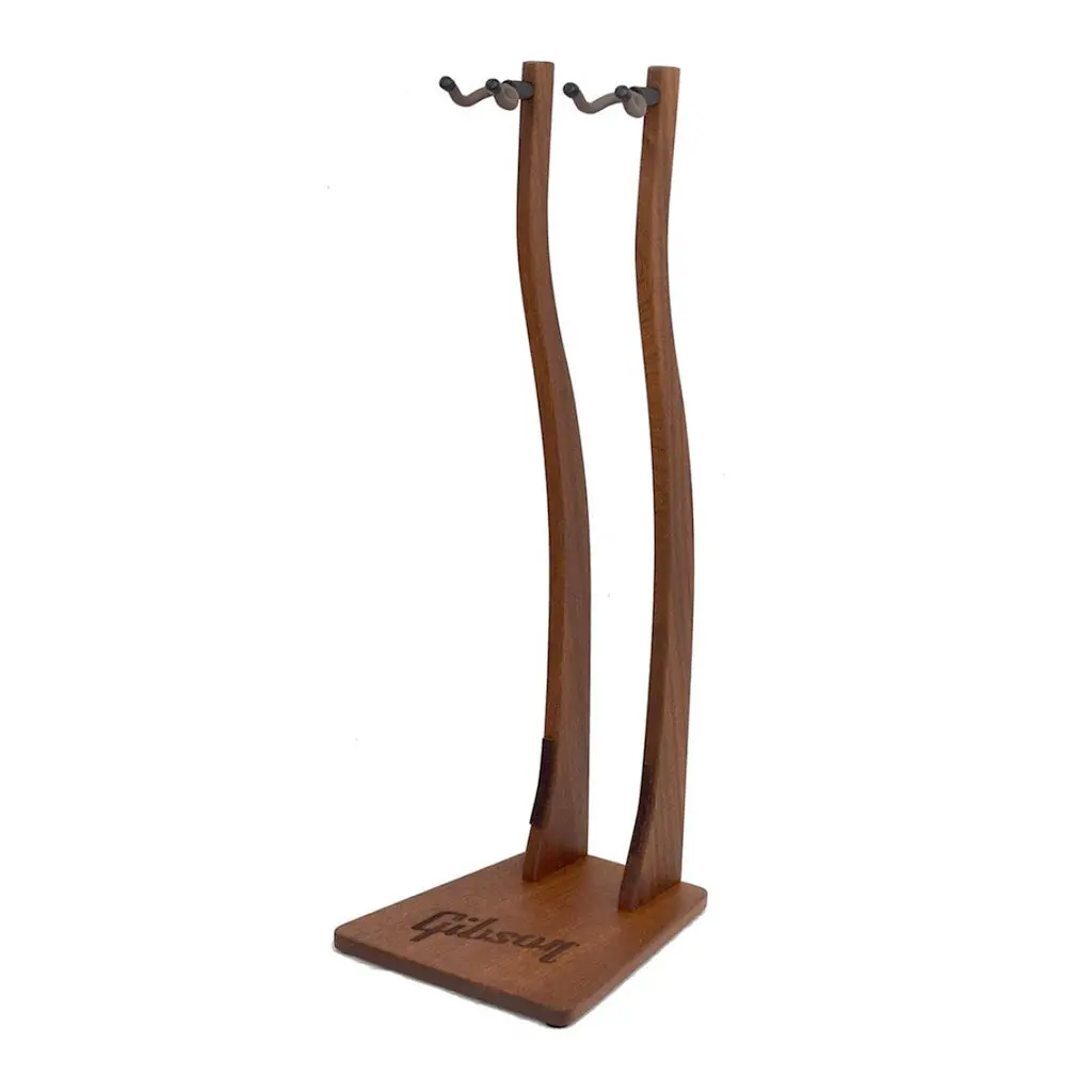 Gibson Mahogany Doubleneck Guitar Stand 1