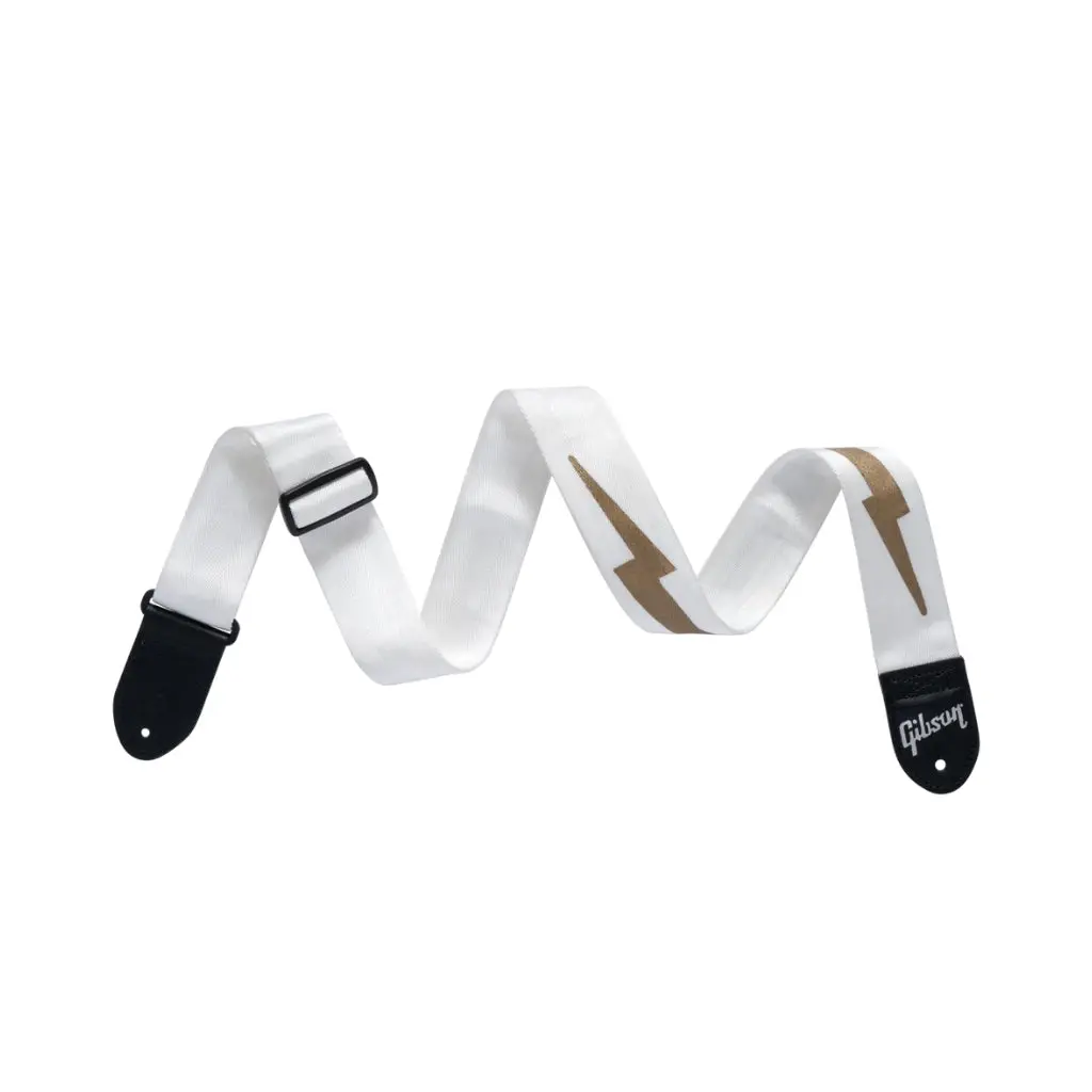 The Lightning Bolt Seatbelt Strap White 1