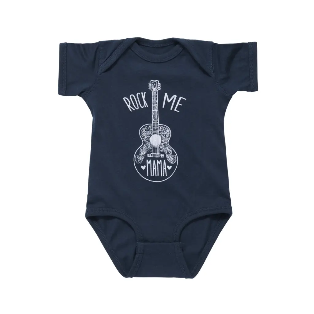 Gibson Rock Me Mama Baby Onesie - Heather Blue 18/24M 1