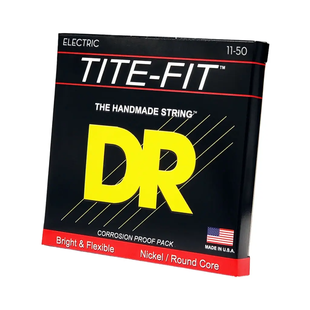 Dr Tite-Fit Compression Wound Electric Guitar Strings - Heavy 11-50 1