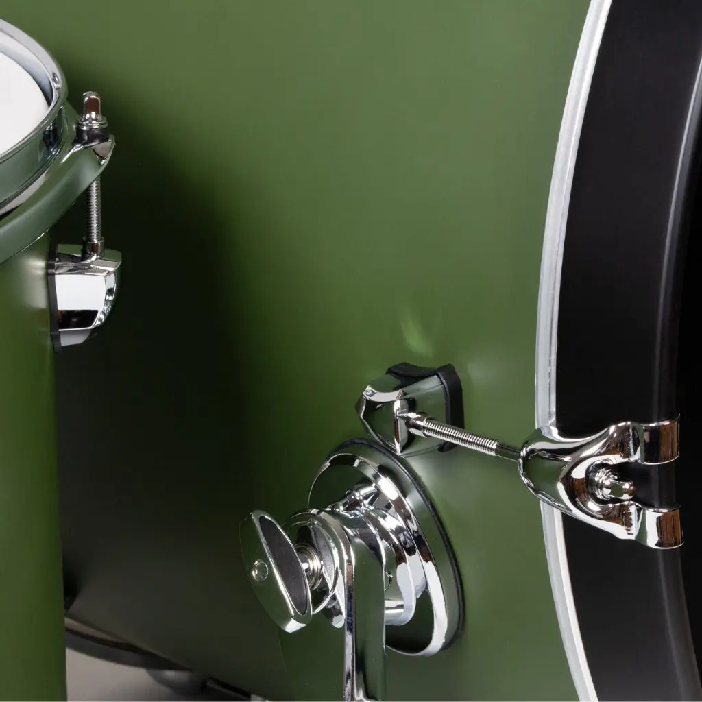 Sjc Custom Drums Navigator 3-Piece Shell Pack - Deep Olive Green 2