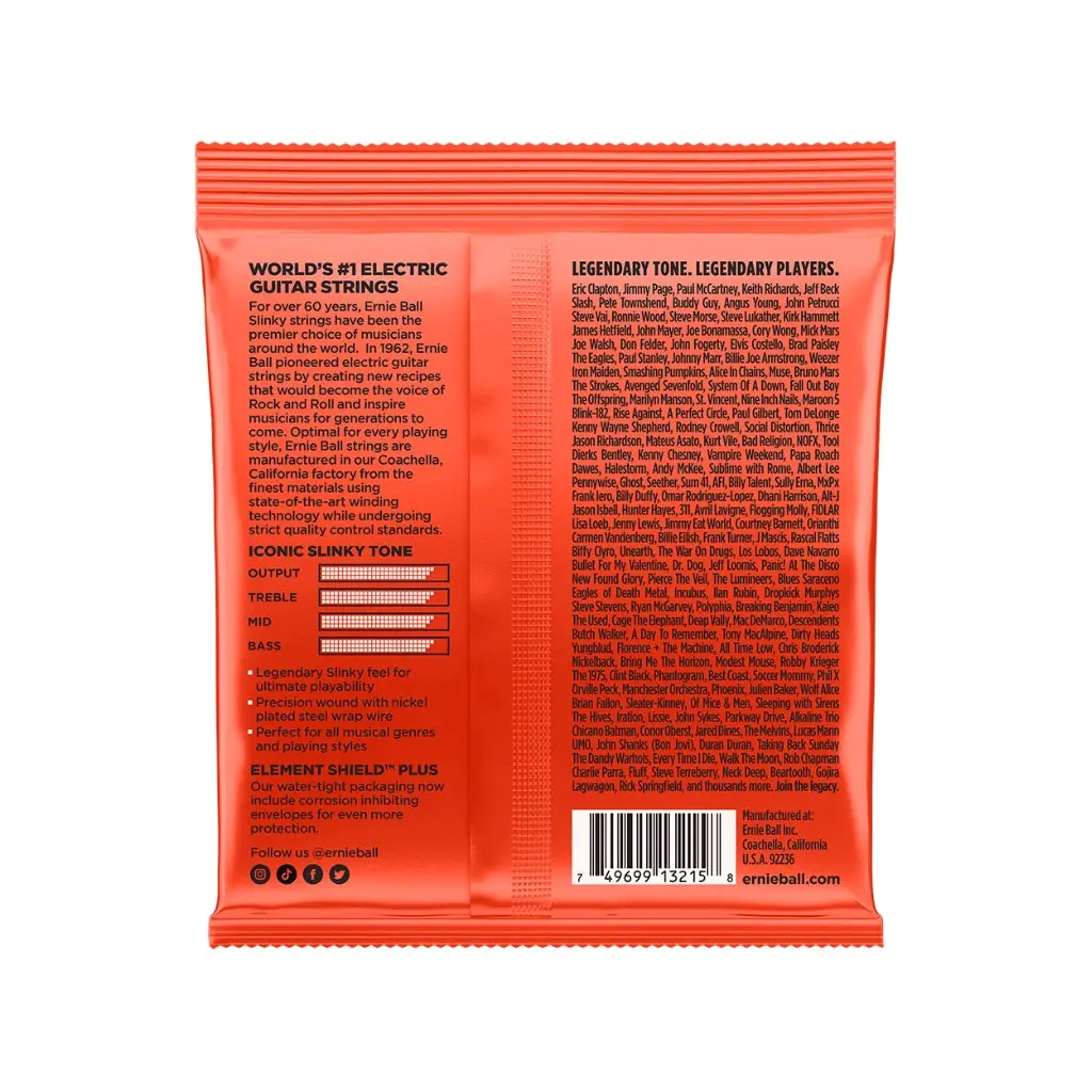 Ernie Ball Skinny Top Heavy Bottom Slinky Nickel Wound 10-52 Electric Guitar Strings - 3 Pack 2