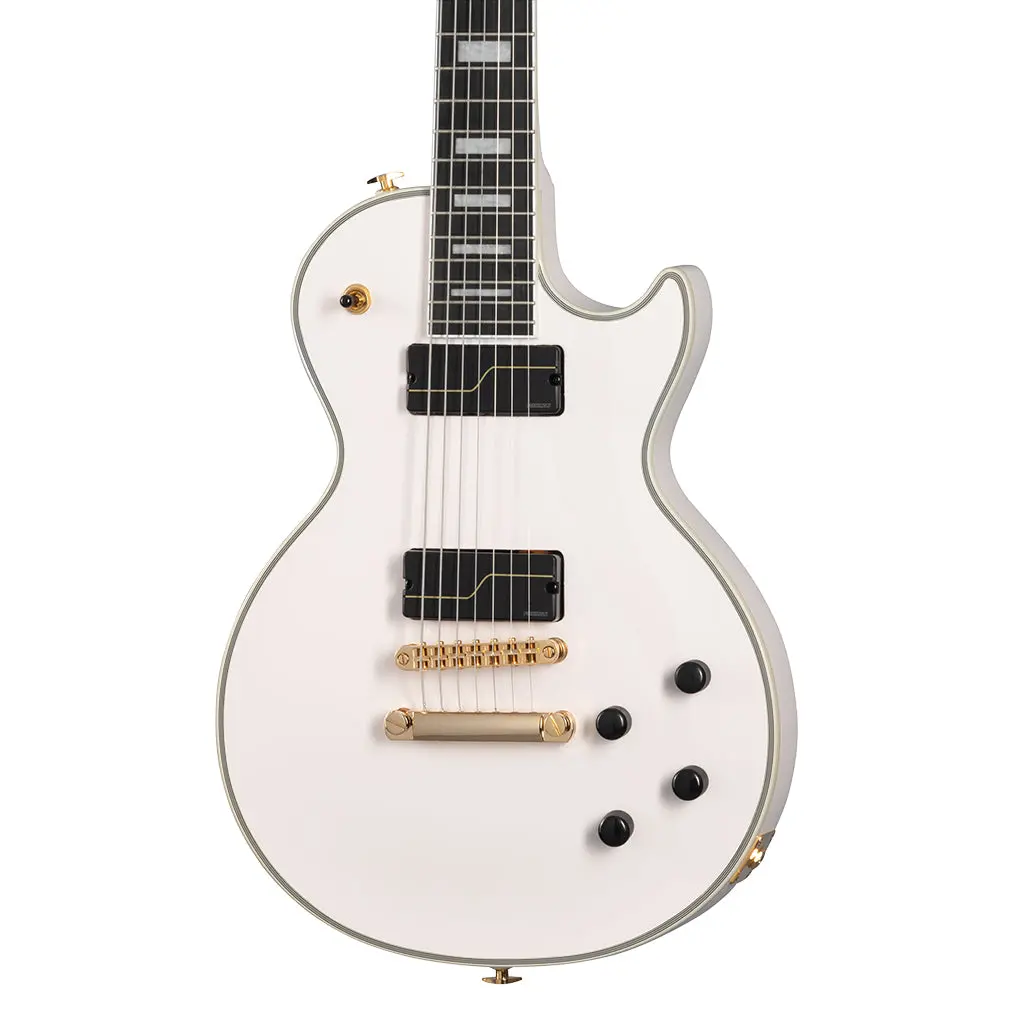 Epiphone - Matt Heafy Origins Les Paul Custom 7-String - Bone White 1