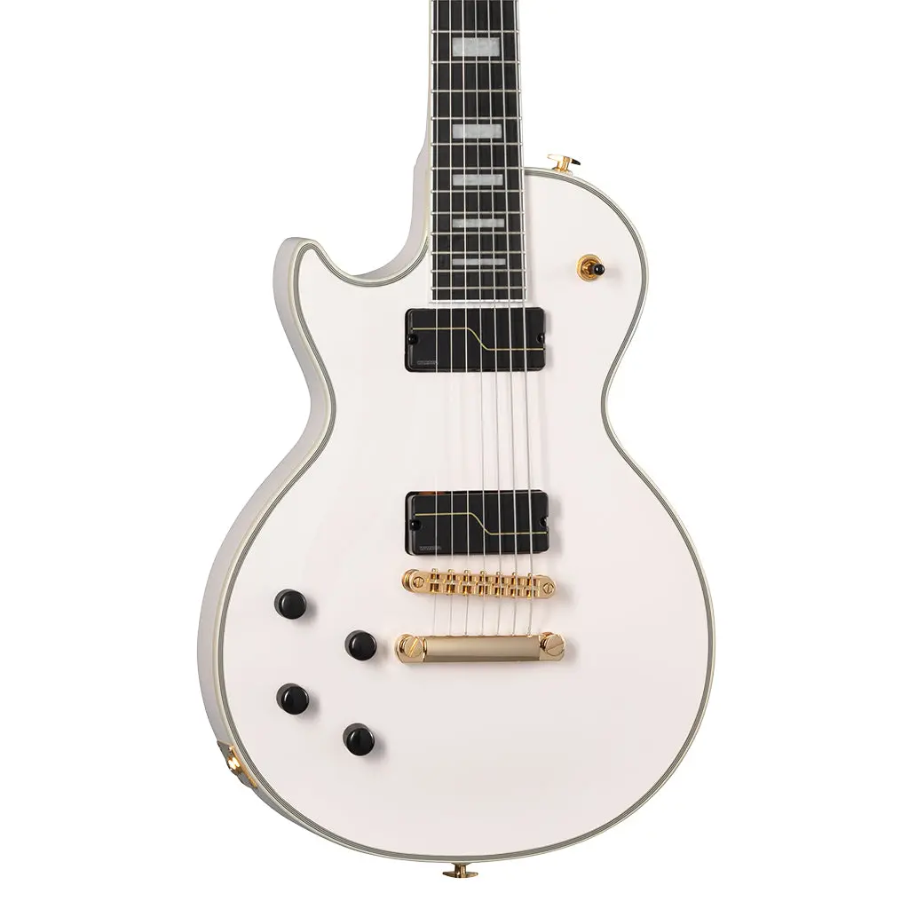 Epiphone - Matt Heafy Origins Les Paul Custom 7-String Left Handed - Bone White 1