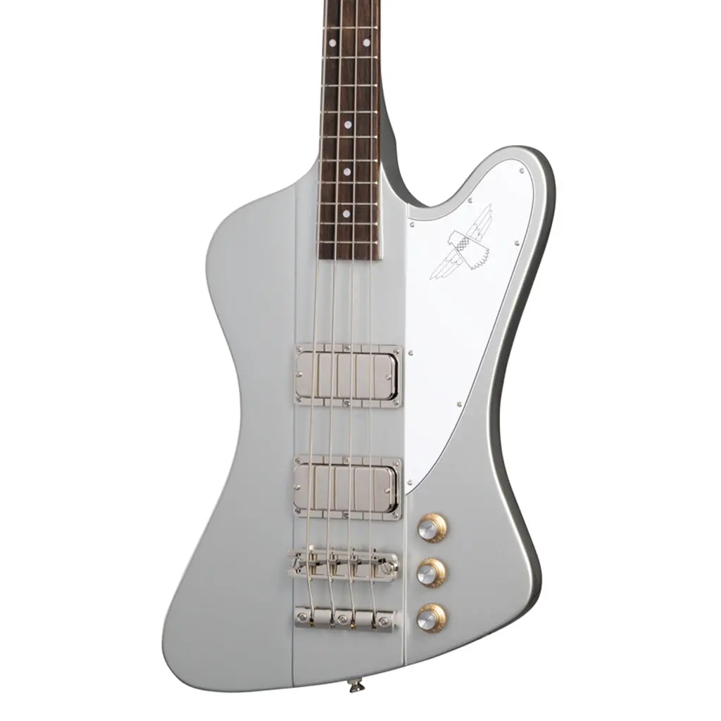 Epiphone Thunderbird 64 In Gig Bag Silver Mist 1