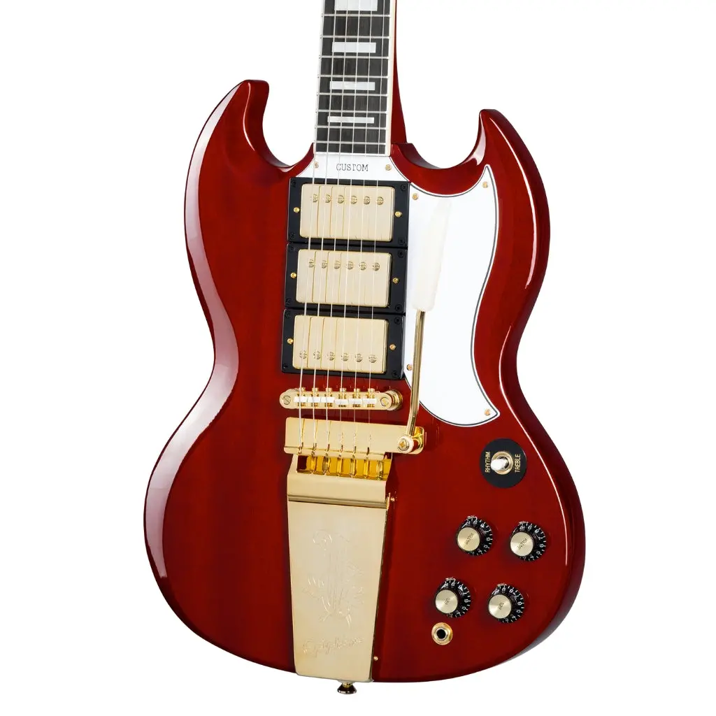 Epiphone Joe Bonamassa 63 Custom Sg In Dark Wine Red 1