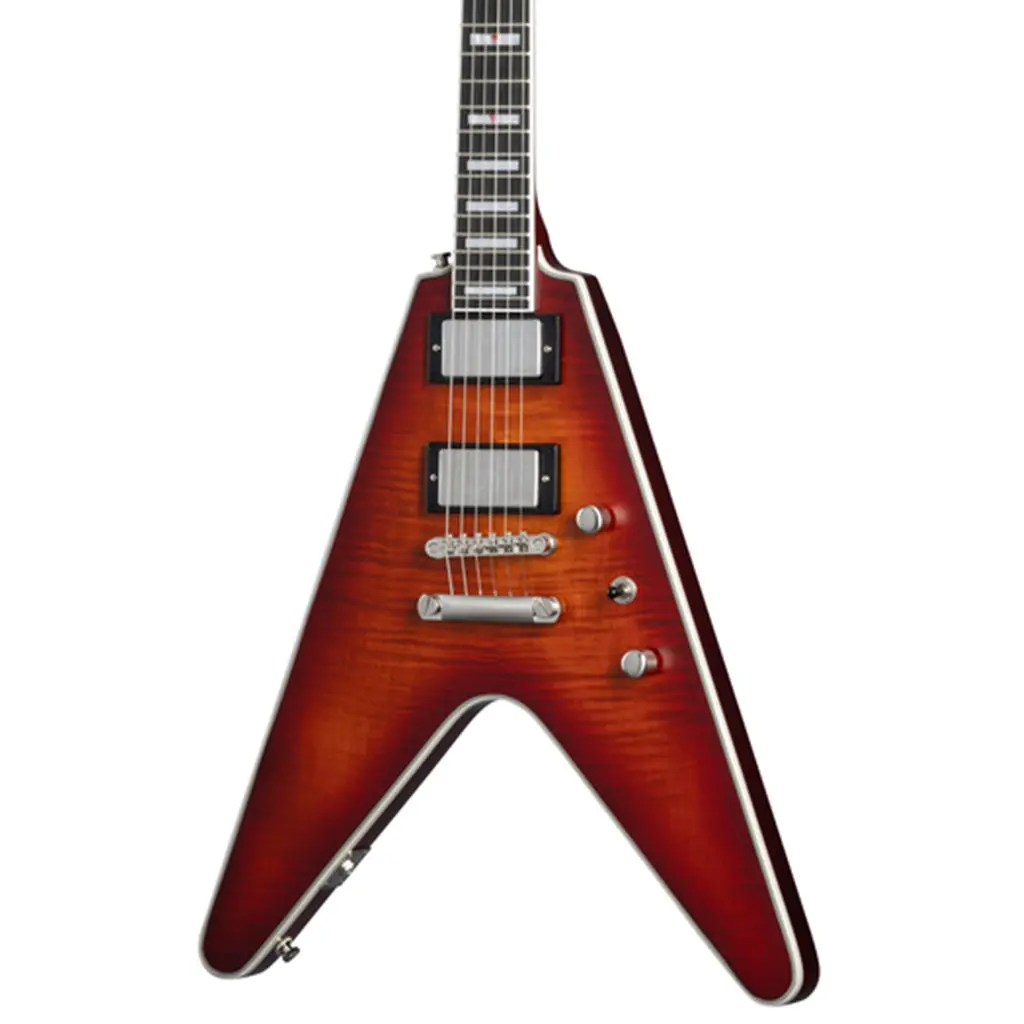 Epiphone Flying V Prophecy - Aged Bengal Tiger Burst 1
