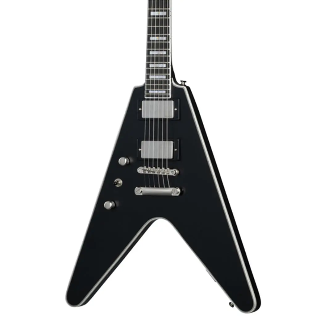 Epiphone Flying V Prophecy Left Handed - Aged Jet Black Metallic 1
