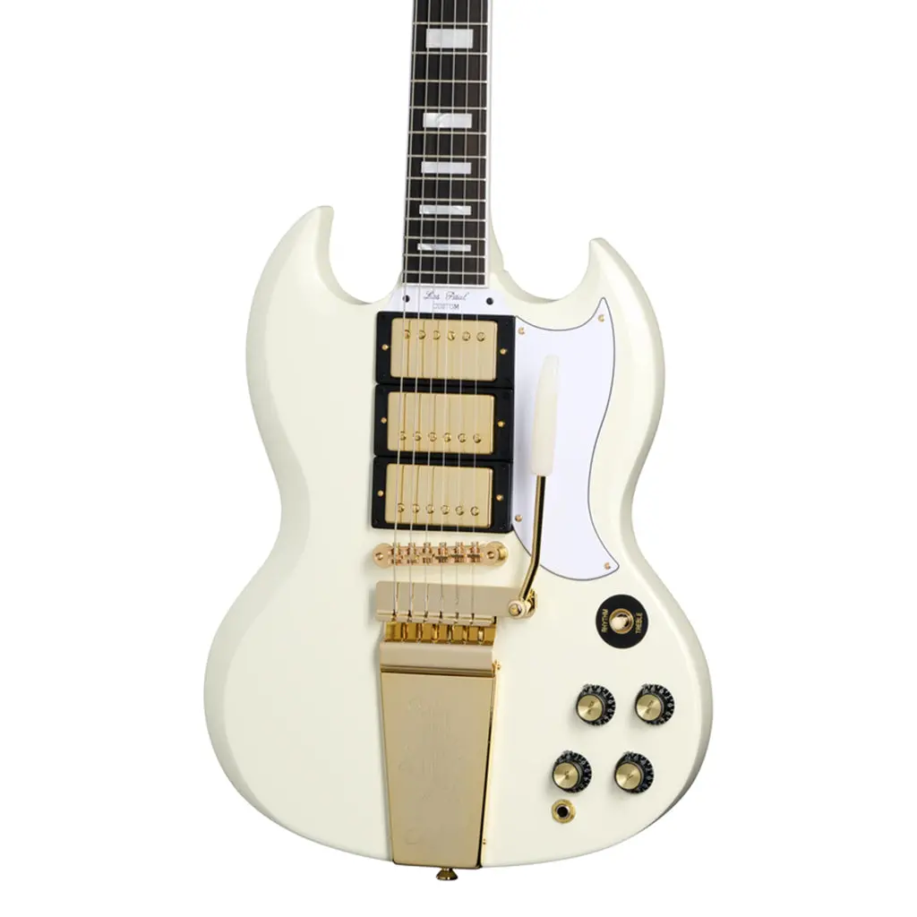 Epiphone 63 Les Paul Sg Custom Maestro White With Hardcase 1