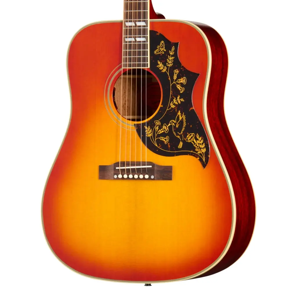 Epiphone 1960 Hummingbird Reissue Acoustic/Electric Guitar - Heritage Cherry Sunburst 1