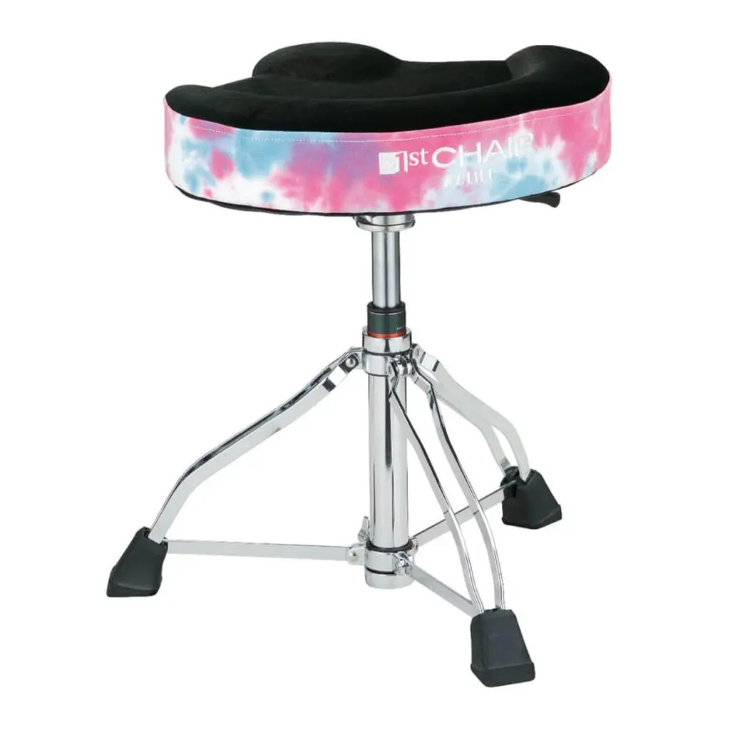 Tama 1St Chair Glide Rider Drum Throne - Fluorescent Pink Sky 1