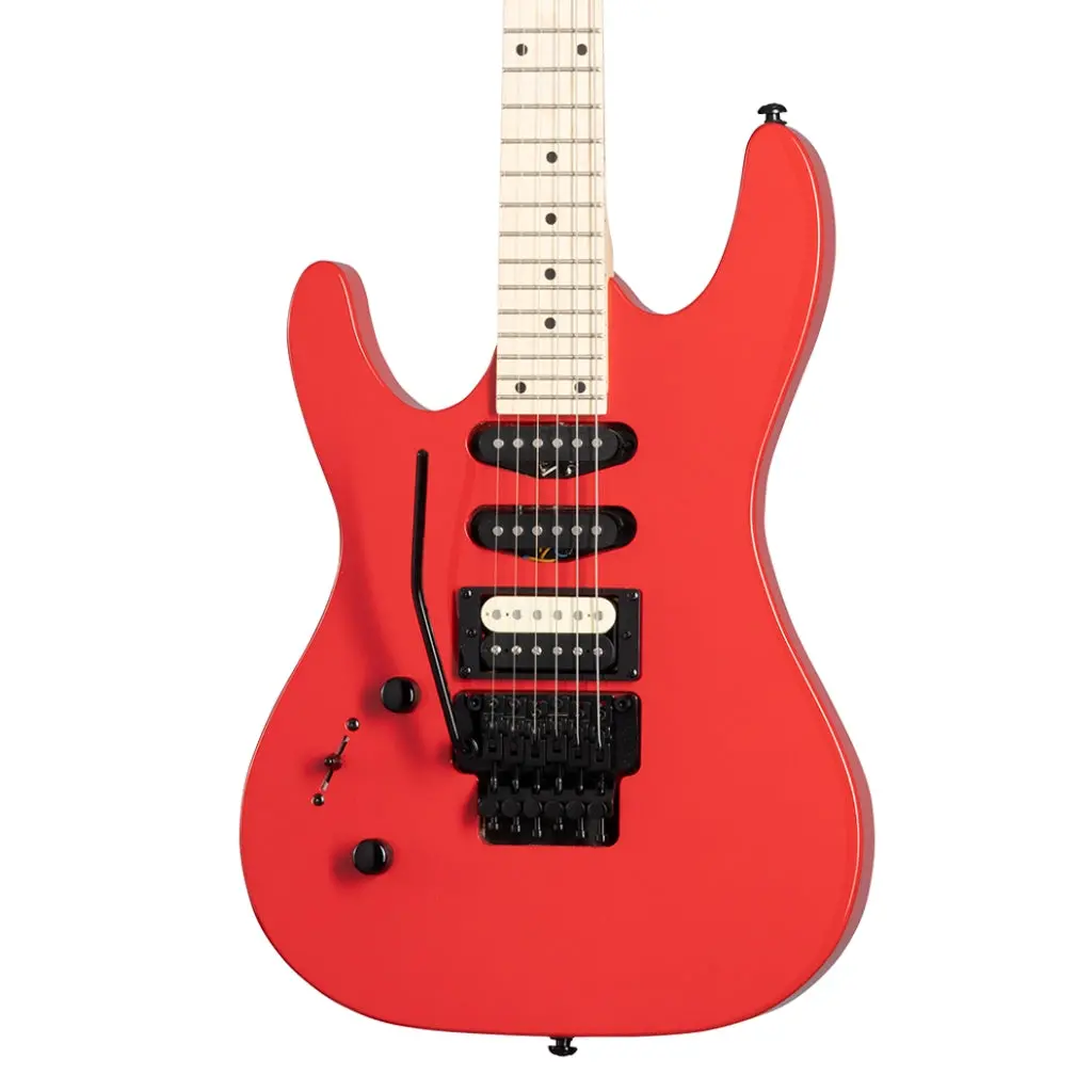 Kramer Striker Floyd Rose Left Handed Electric Guitar - Jumper Red 1