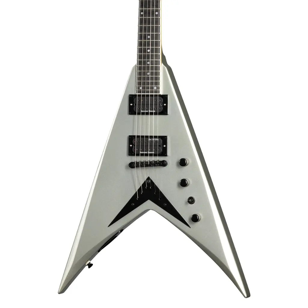 Kramer Dave Mustaine Vanguard In Case Electric Guitar - Metallic Silver 1