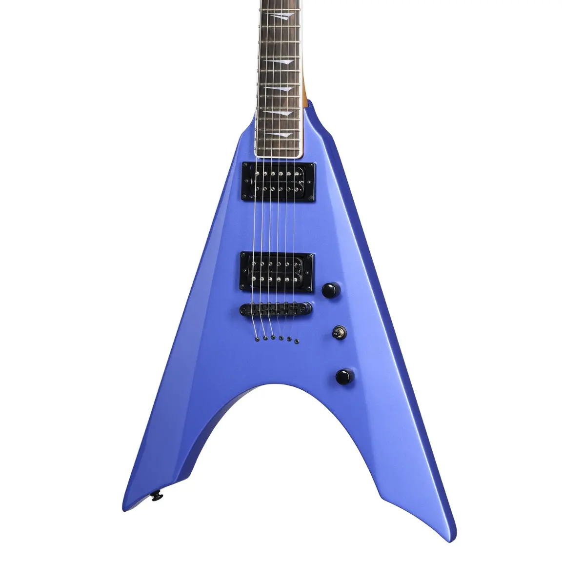 Kramer Nite-V String Through Electric Guitar - Royal Blue Metallic 1