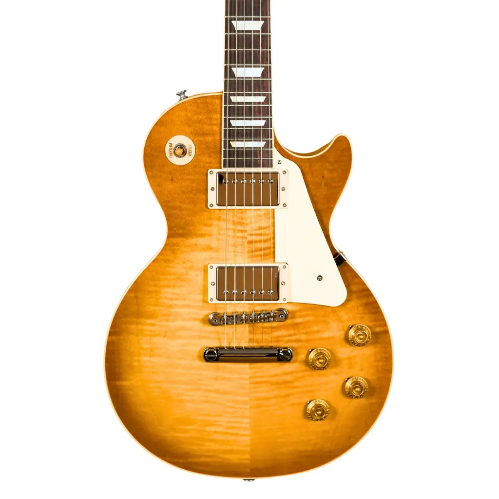Gibson Les Paul Standard 50S Figured Maple Electric Guitar - Dirty Lemon Burst 1