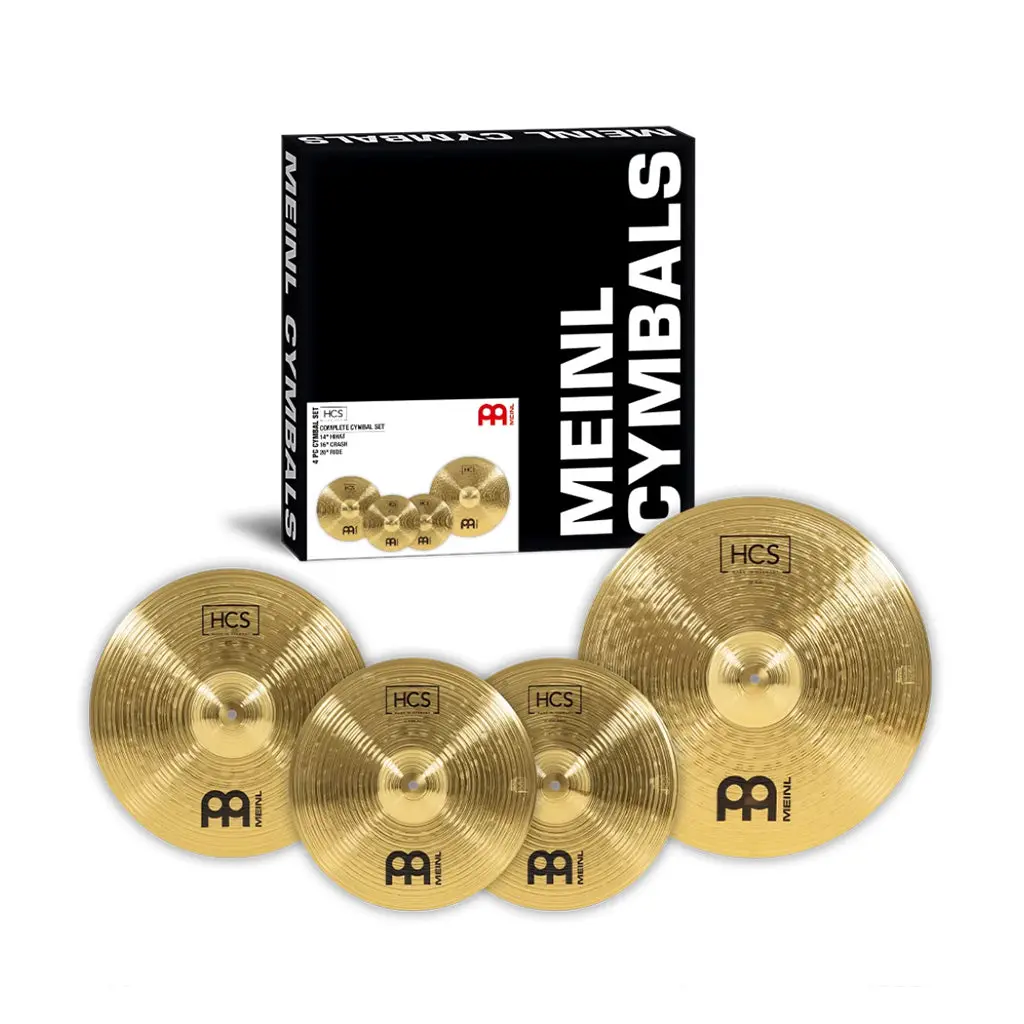 Meinl Hcs Cymbal Pack - 14" Hi-Hats, 16" Crash, 20" Ride 1