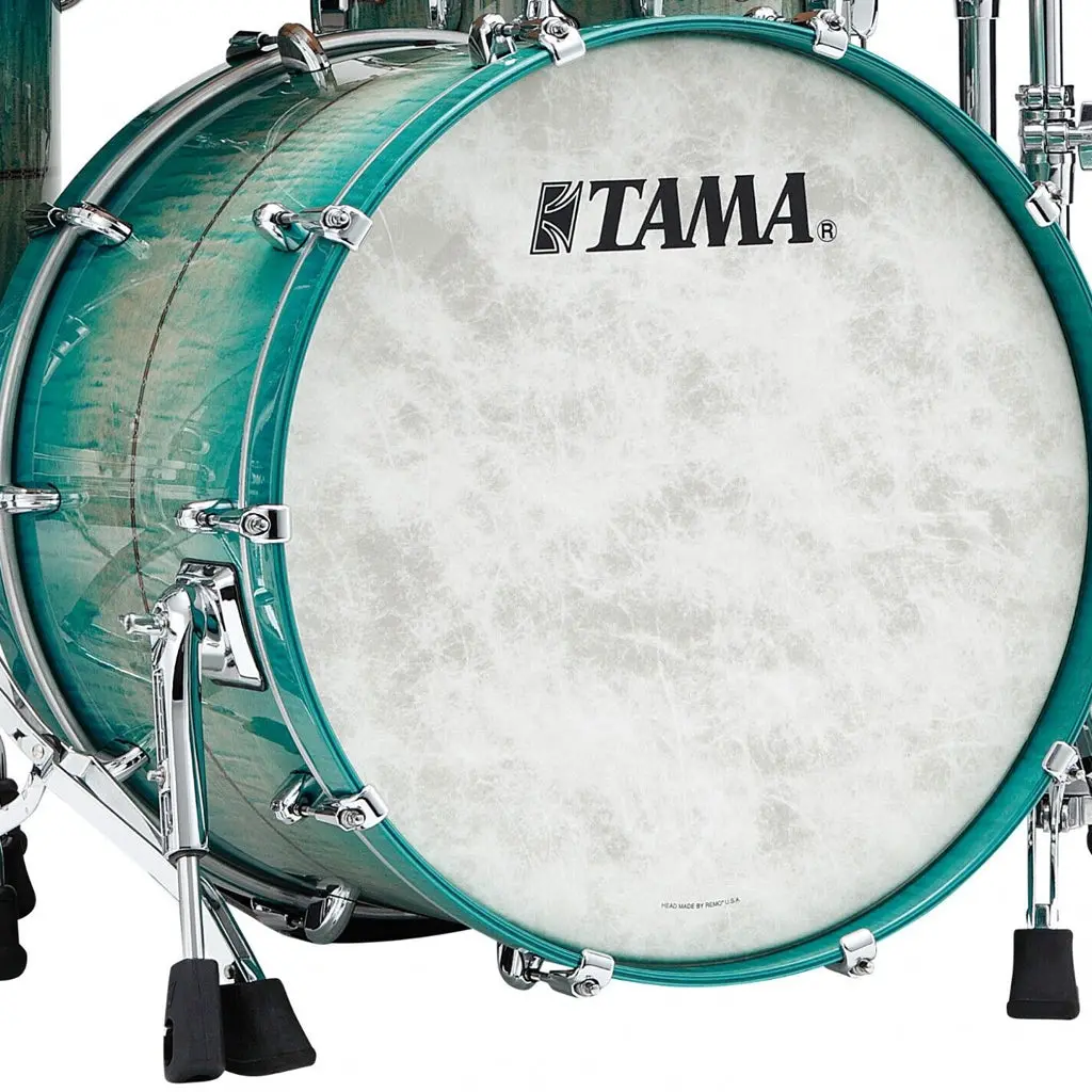 Tama Tmb2216srecb Star Maple 22"X16" Bass Drum - Emerald Sea Curly Maple Burst 1