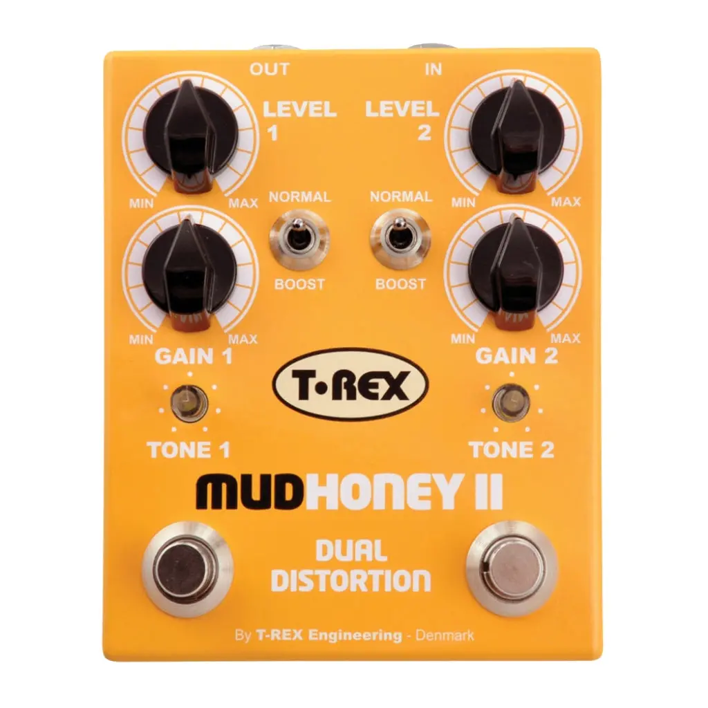 T-Rex Mudhoney Ii Dual Distortion/Fuzz Pedal 1