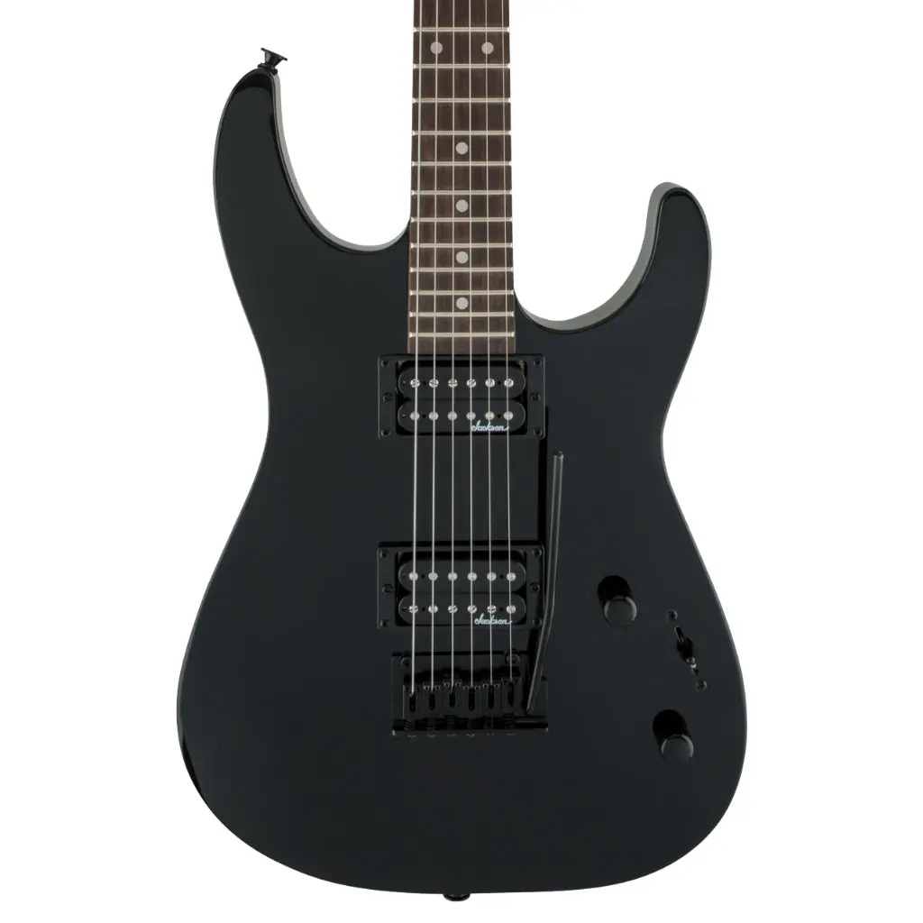 Jackson Js Series Dinky Js11 Electric Guitar - Gloss Black, Amaranth Fingerboard 1