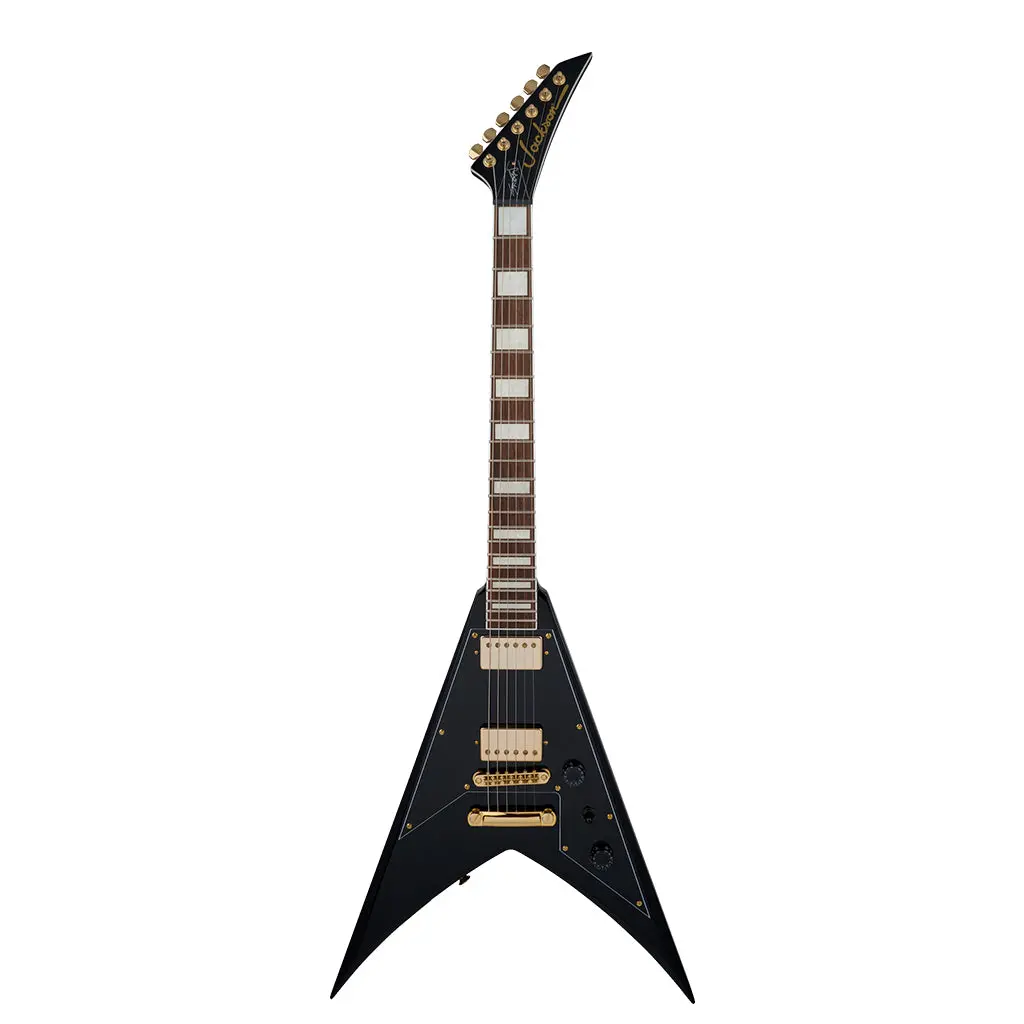 Jackson X Series Scott Ian King V Kvxt Electric Guitar Laurel Fingerboard Gloss Black 2
