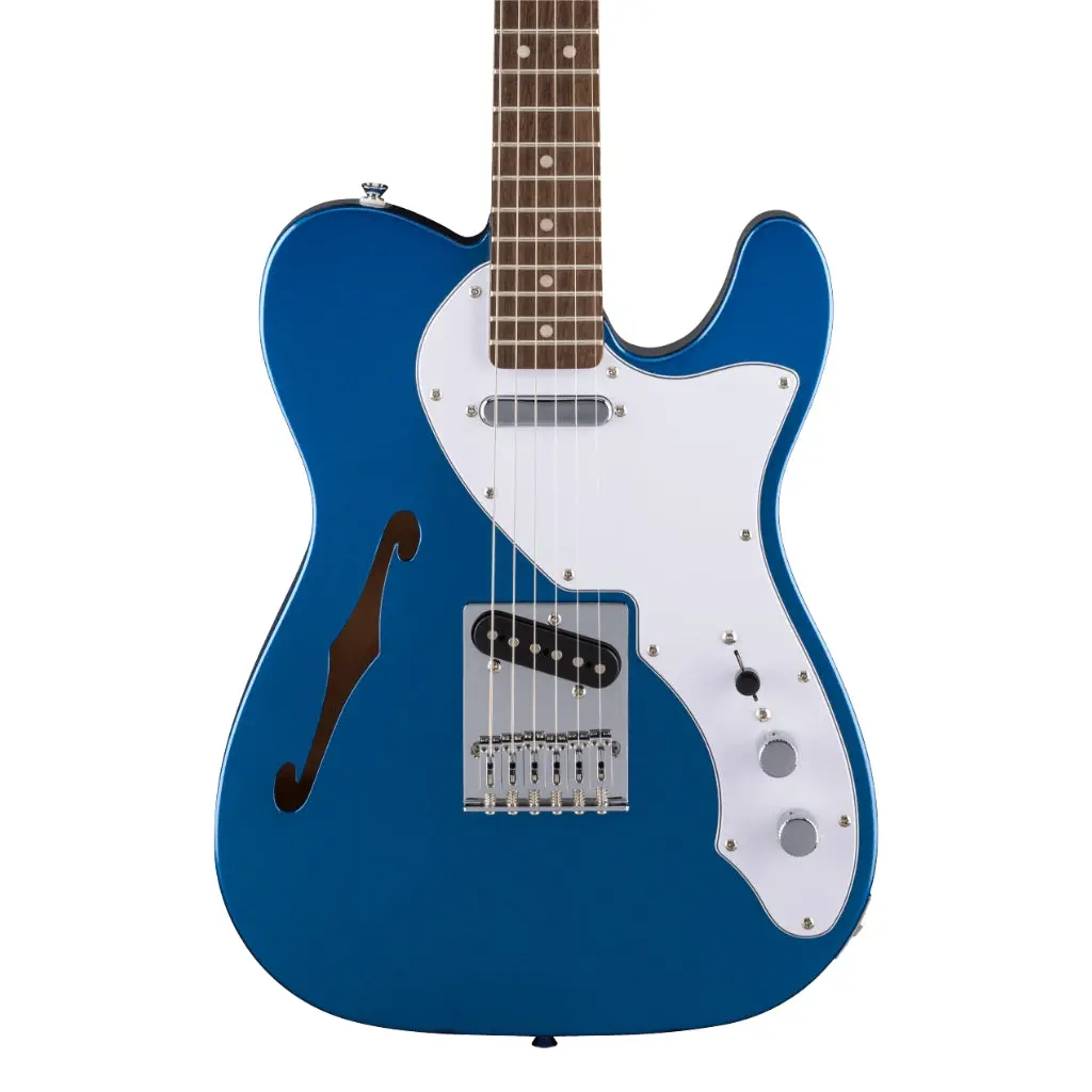 Squier Limited Edition Affinity Series Telecaster Thinline - Lake Placid Blue, Laurel Fingerboard 1