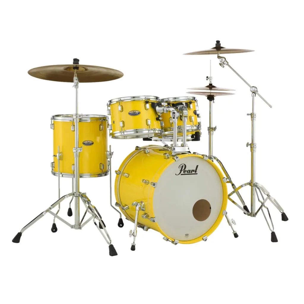 Pearl Decade Maple 5Pc 20" Fusion Increda-Bundle Drum Kit - Solid Yellow 2