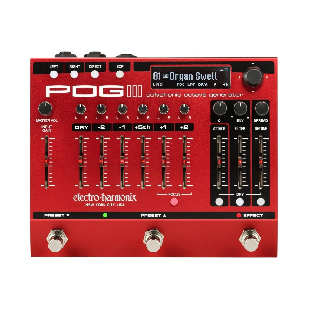 Electro-Harmonix Pog3 Polyphonic Octave Generator Pedal 1