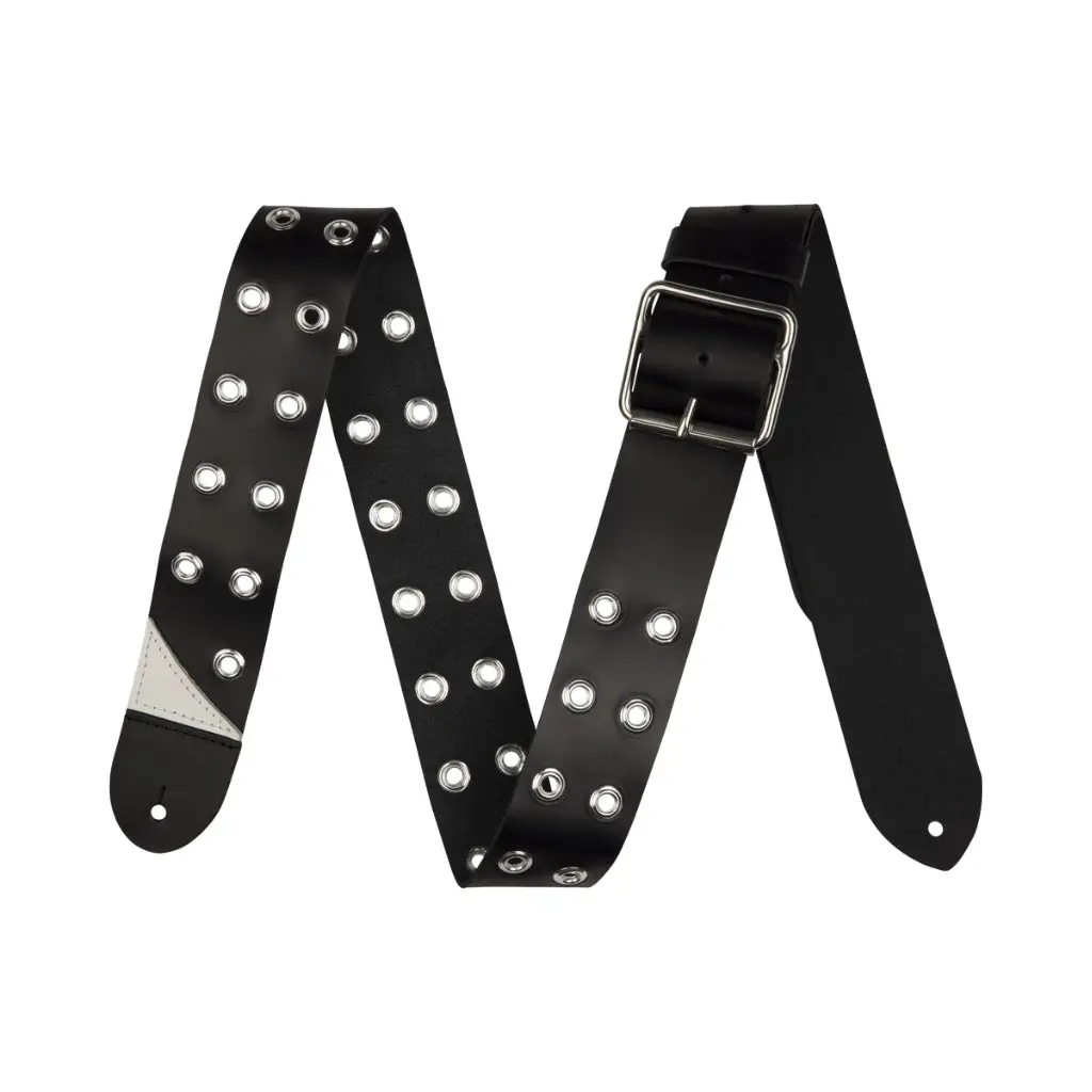 Jackson Grommet Leather Strap - Black 1