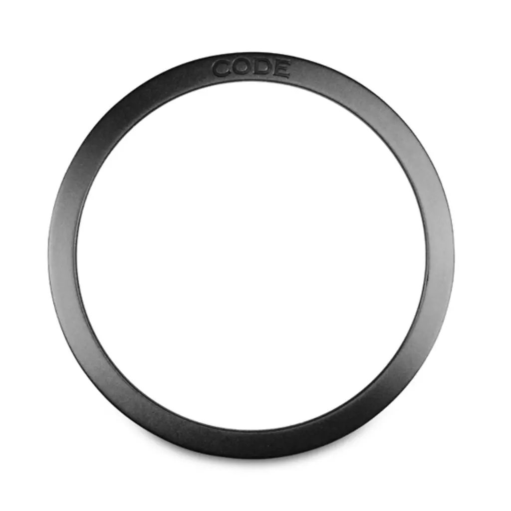 Code Bass Drum Port Hole Reinforcement Ring - 4 Inch, Black 1