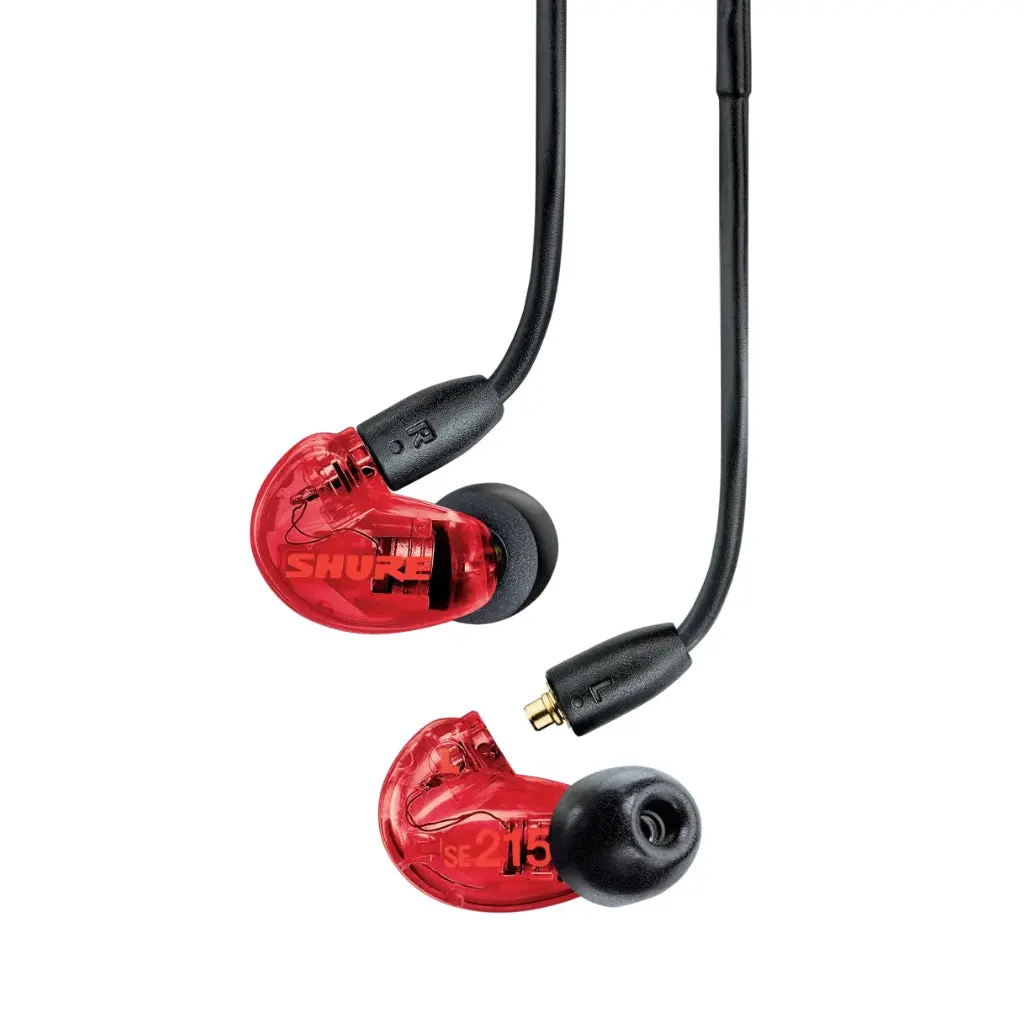 Shure Se215 Pro Professional Sound Isolating Earphones - Red 1