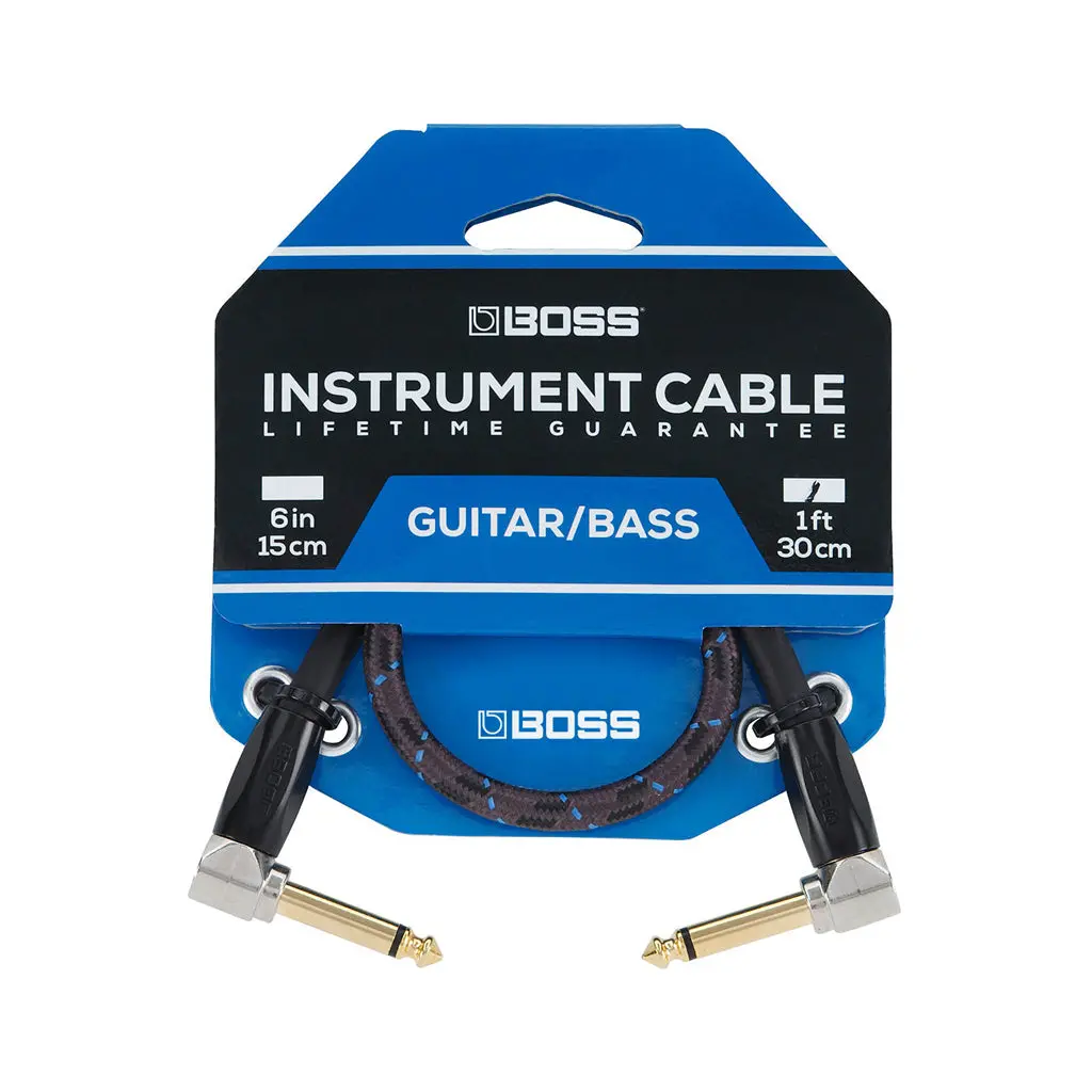 Roland Bic1aa 1Ft Patch Cable - Angled/Angled 1