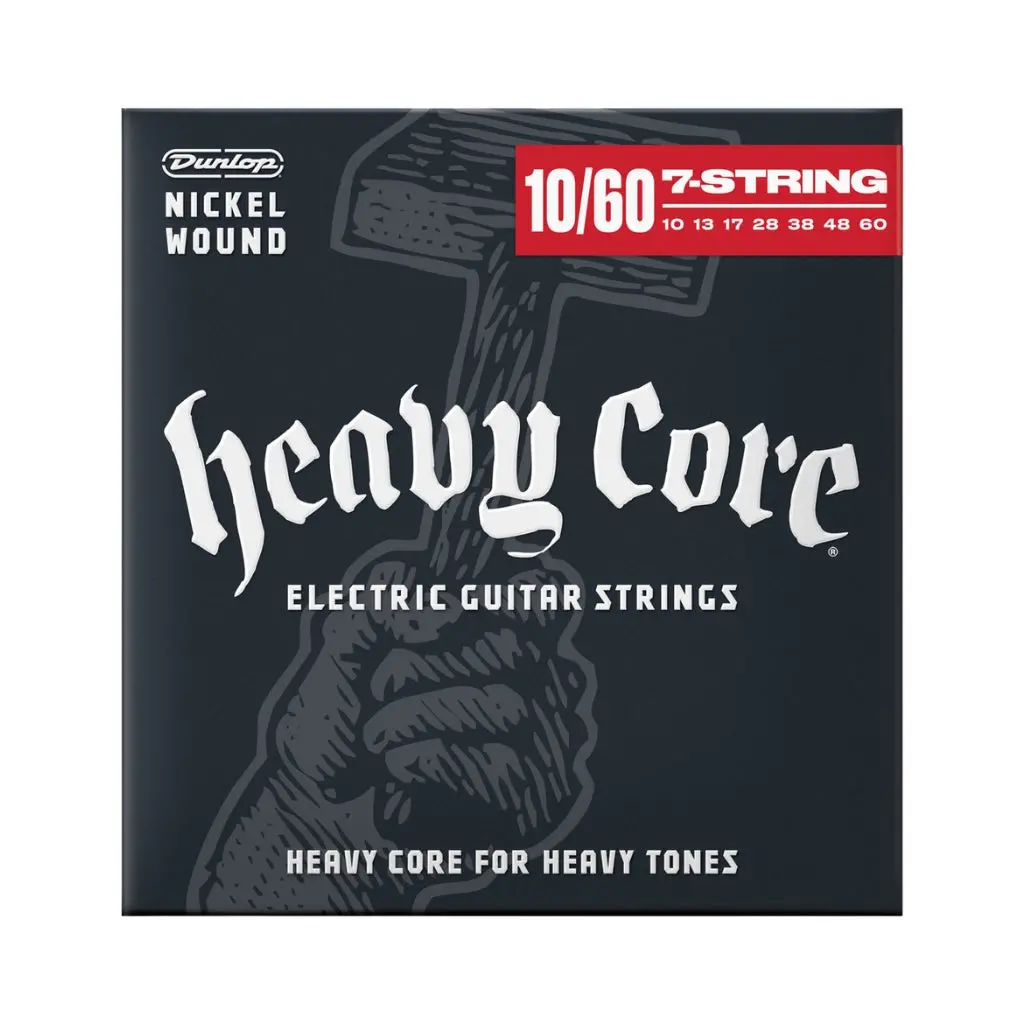 Dunlop Heavy Core Nickel Wound 7-String Heavy 10-60 Electric Guitar Strings 1