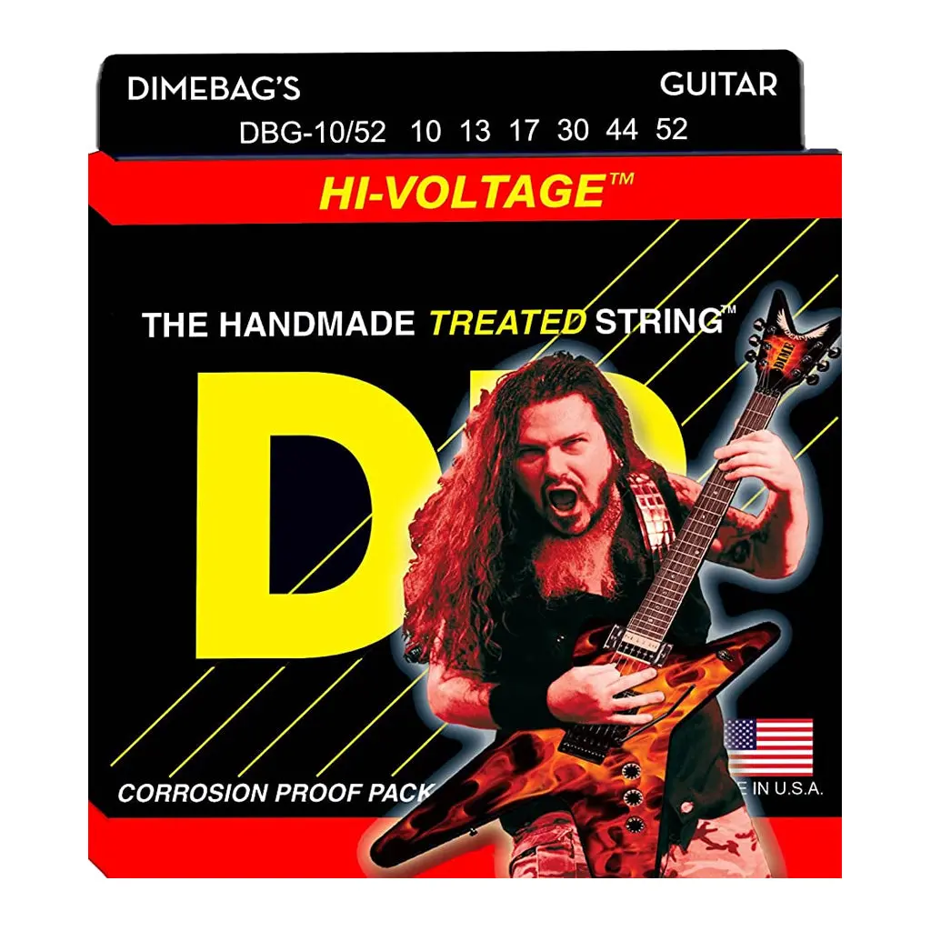 Dr Dbg-10 Hi-Voltage Dimebag Darrell - Nickel Plated: Medium 10-46 1