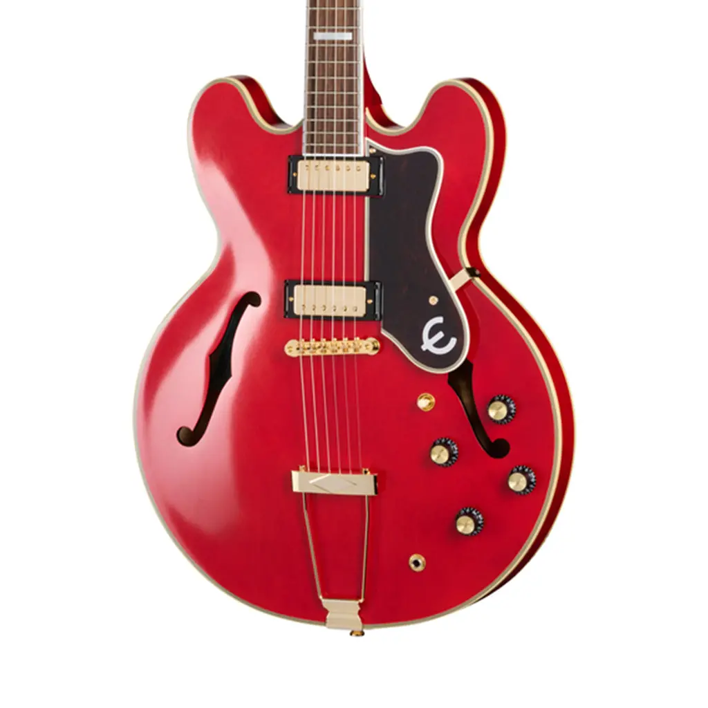 Epiphone Masterbuilt Gem Archer Sheraton - Cherry Red 1