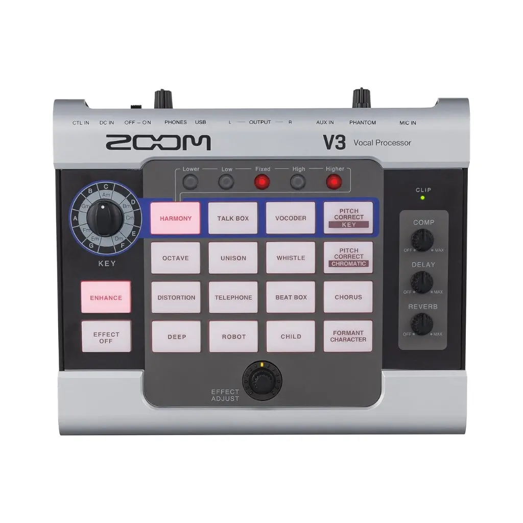 Zoom V3 Multi-Effects Vocal Processor 1