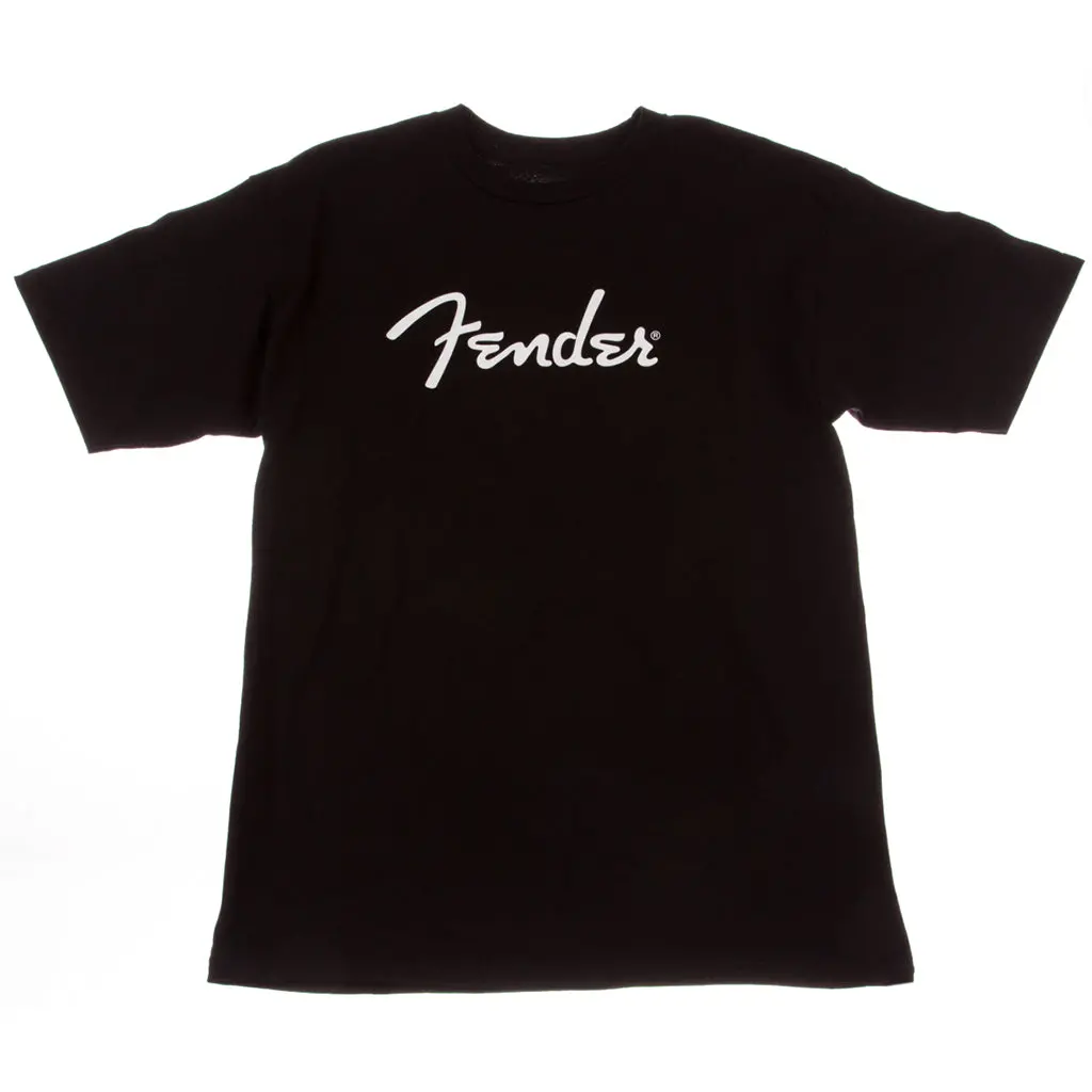 Fender - Spaghetti Logo T-Shirt, Black, L 1